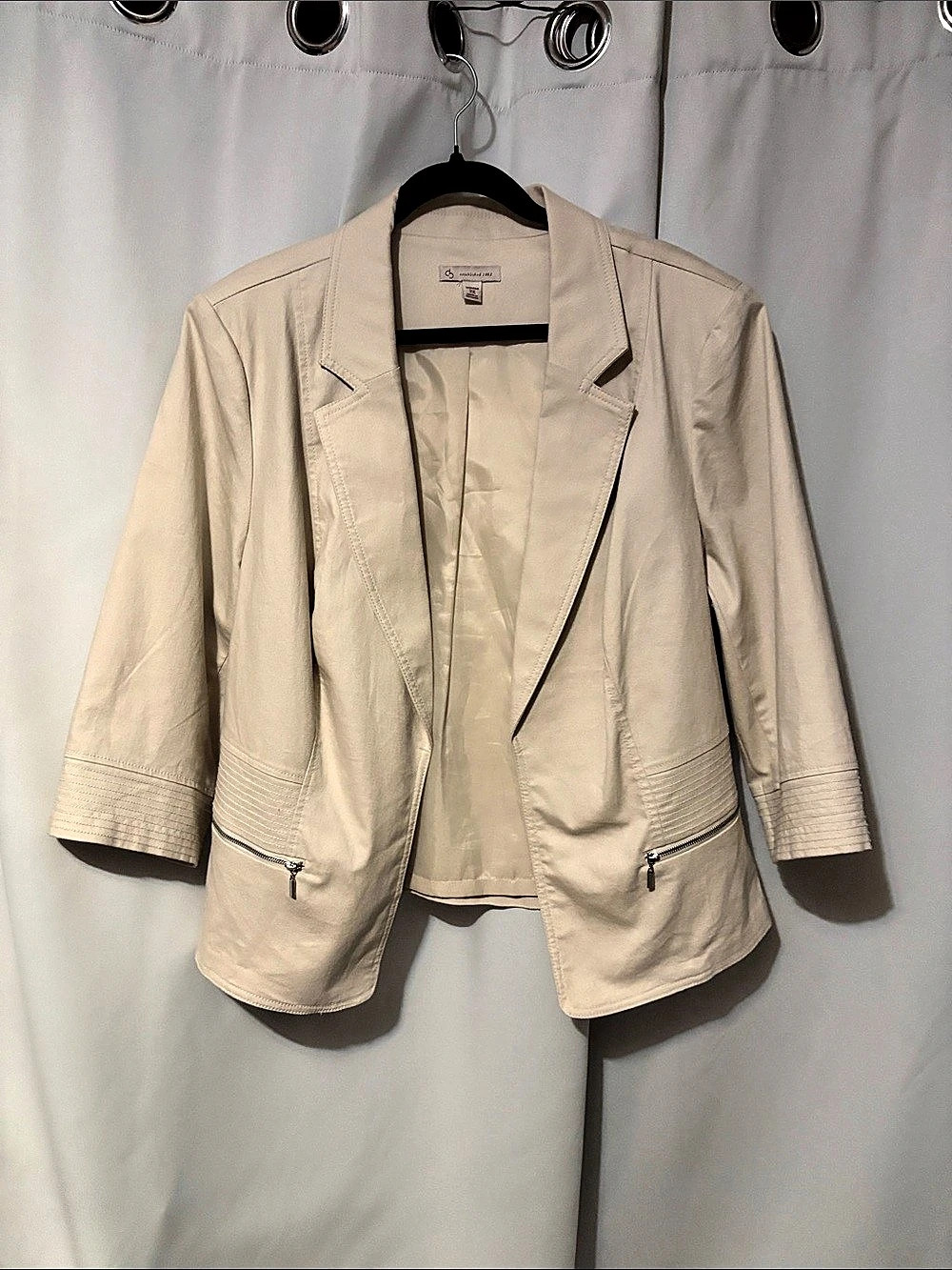 Koret Cream Blazer Size 2X